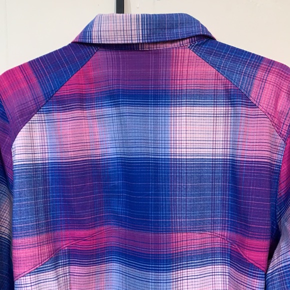 Columbia Omni Wick Advanced Evap Sportwear Long Top Tunic Purple Pink Blue M - Picture 6 of 8